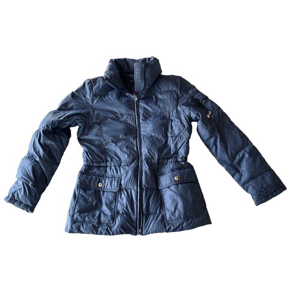 Calvin Klein Women XS Packable Lightweight Down Puffer Jacket Blue Extra Small - Picture 16 of 16